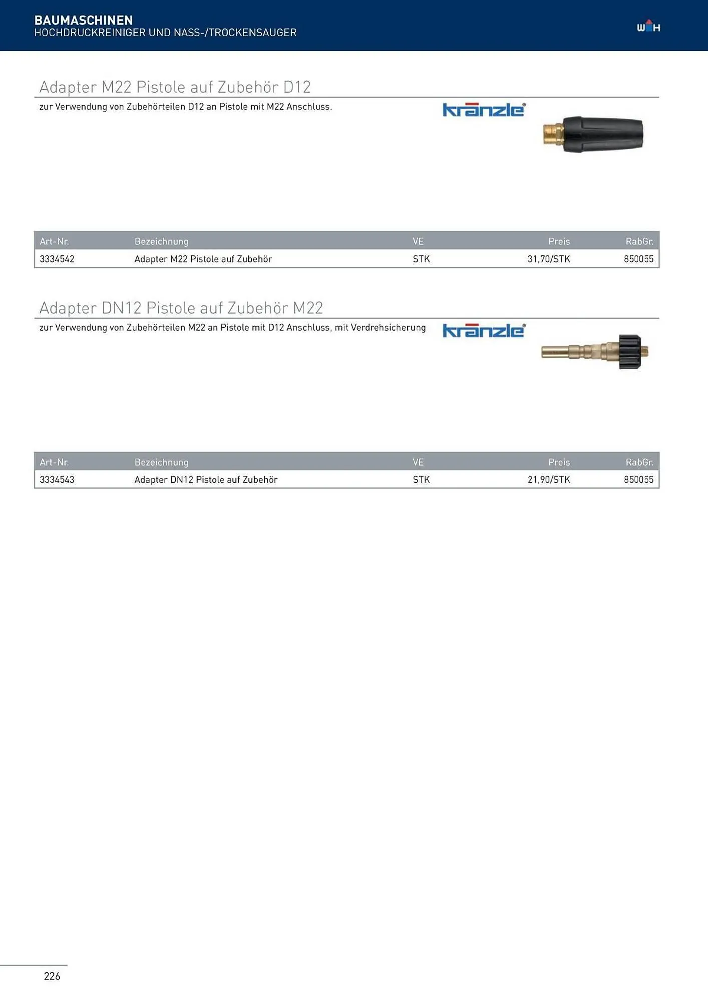 Würth Flugblatt von 22. Februar bis 31. Dezember 2024 - Flugblätt seite  226