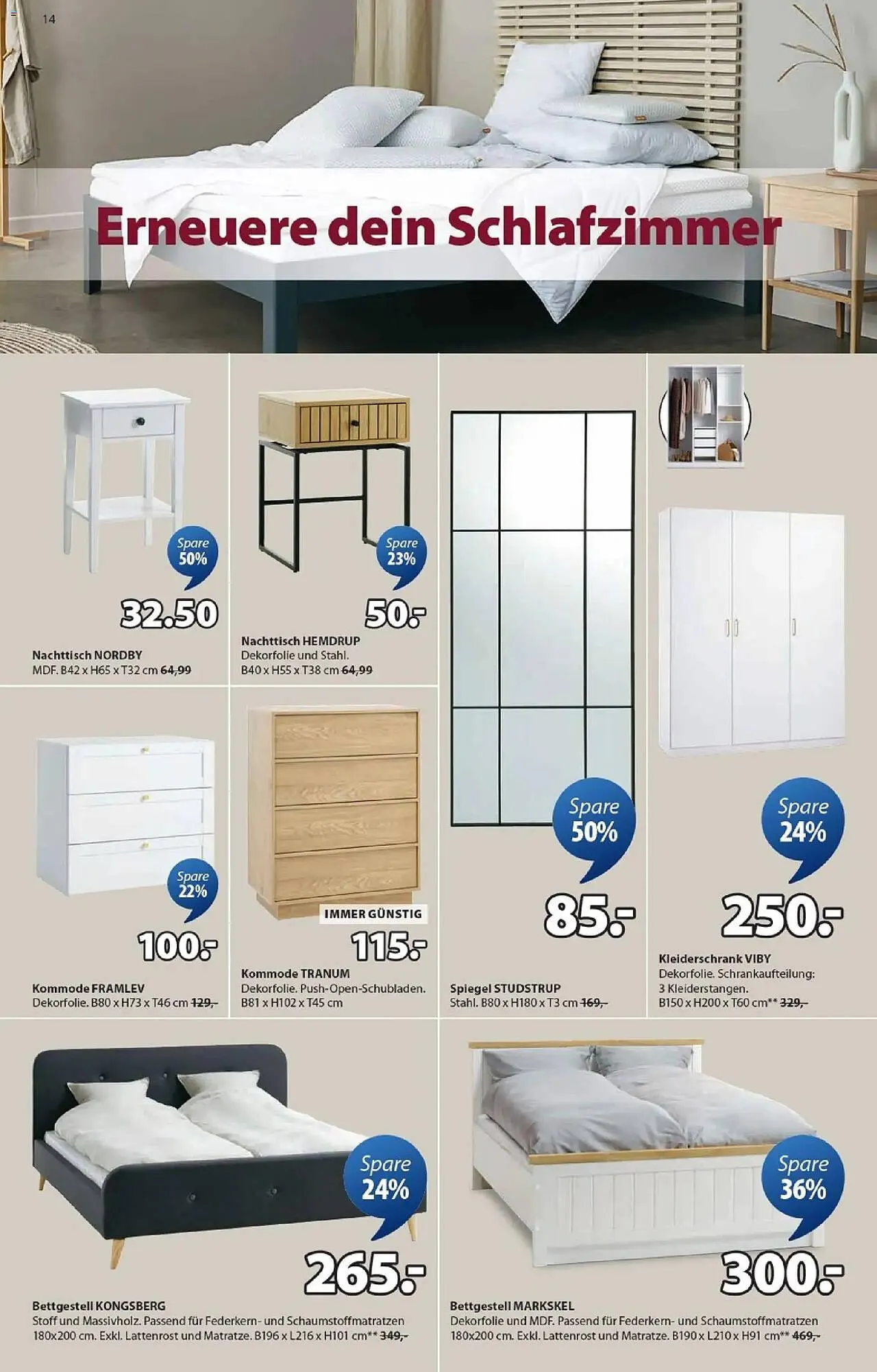 JYSK Flugblatt von 1. Dezember bis 6. Jänner 2026 - Flugblätt seite 14