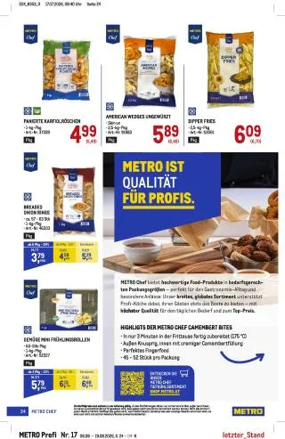 METRO Flugblatt - Profi von 6. August bis 19. August 2026 - Flugblätt seite 24
