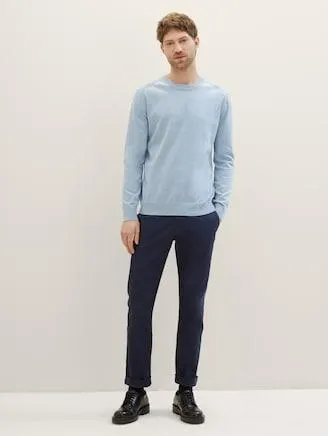 Strickpullover in Melange Optik