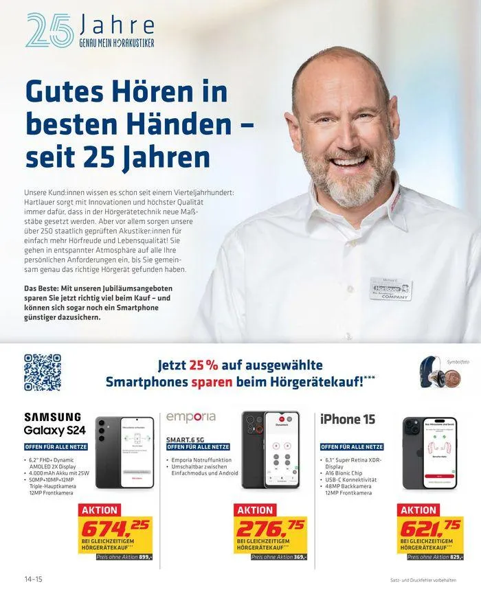 Hartlauer Optik von 30. Mai bis 31. Mai 2024 - Flugblätt seite  14