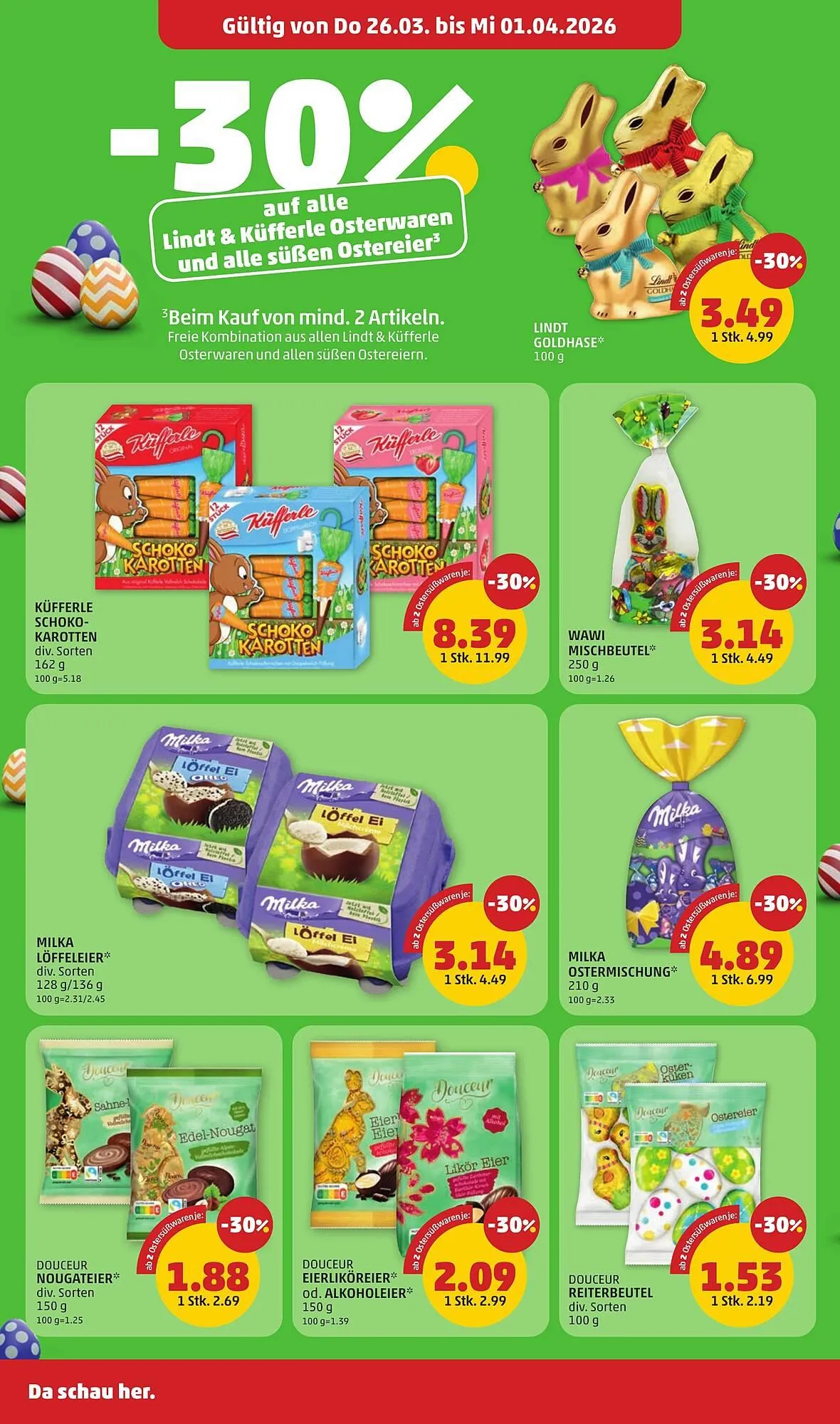 PENNY Flugblatt von 26. März bis 1. April 2026 - Flugblätt seite  1