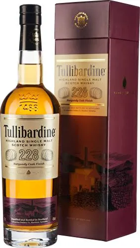 Scotch Whisky Single Malt 228 Burgundy Finish 0,7 Liter im Geschenkkarton