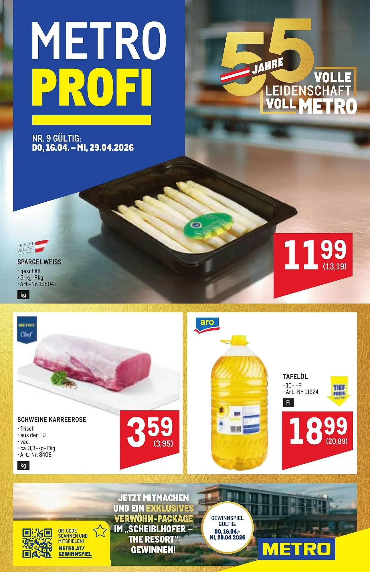 Metro Flugblatt von 16. April bis 29. April 2026 - Flugblätt seite 1