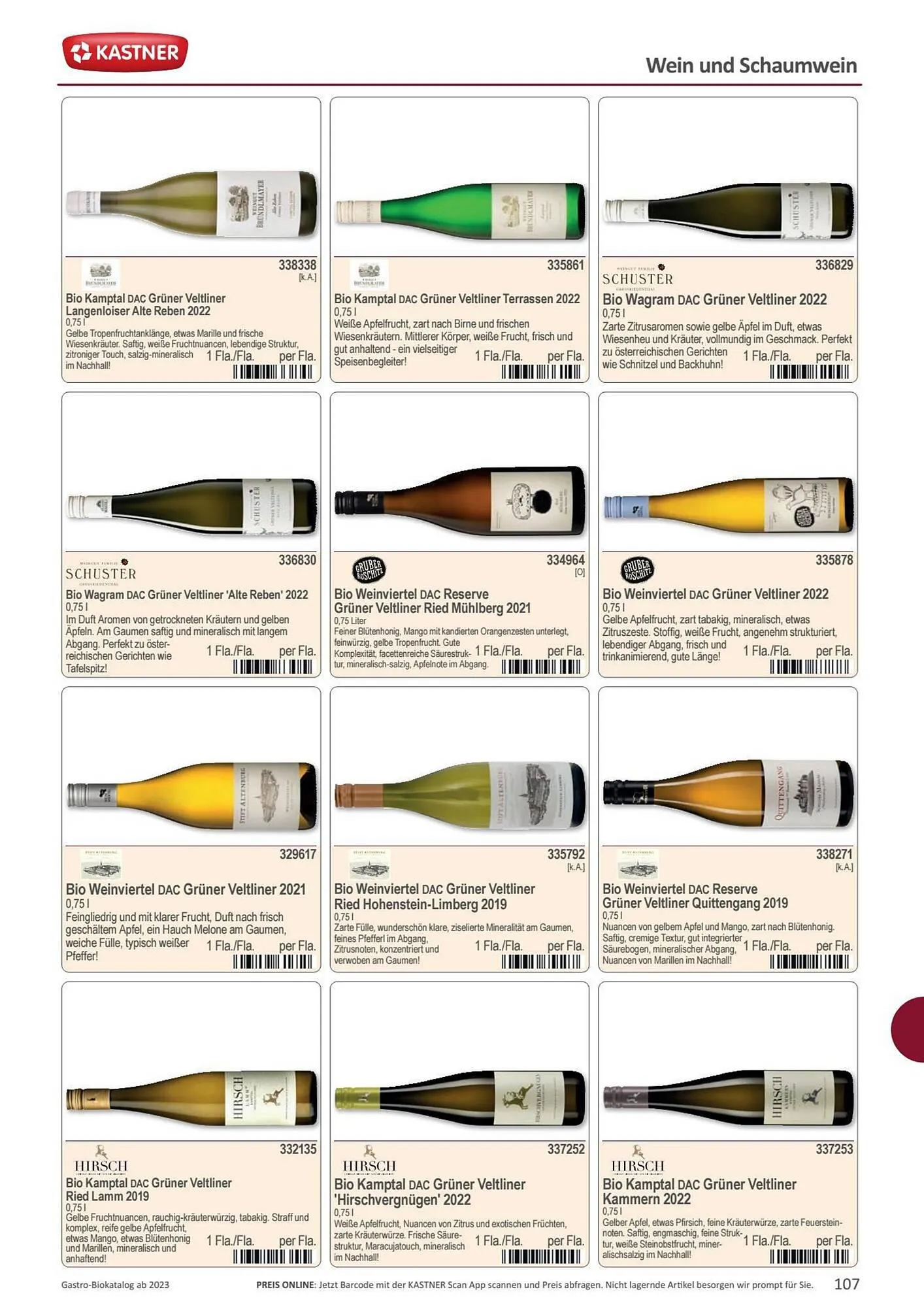 Kastner Flugblatt von 15. September bis 30. Dezember 2023 - Flugblätt seite  109