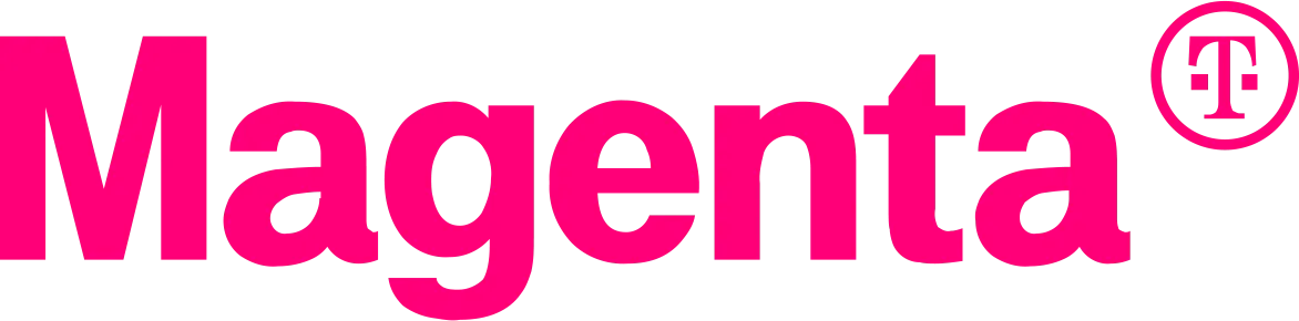 Magenta logo die aktuell Flugblatt