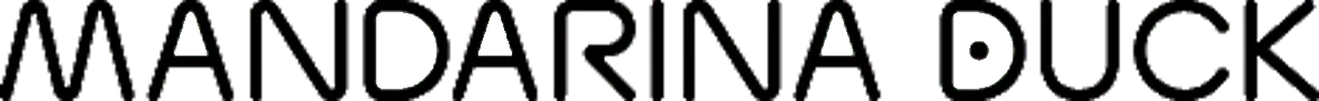 Mandarina Duck logo die aktuell Flugblatt