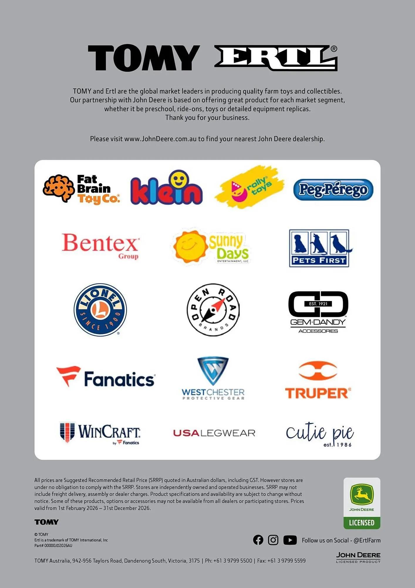 John Deere catalogue - Catalogue valid from 24 February to 31 December 2026 - page 104