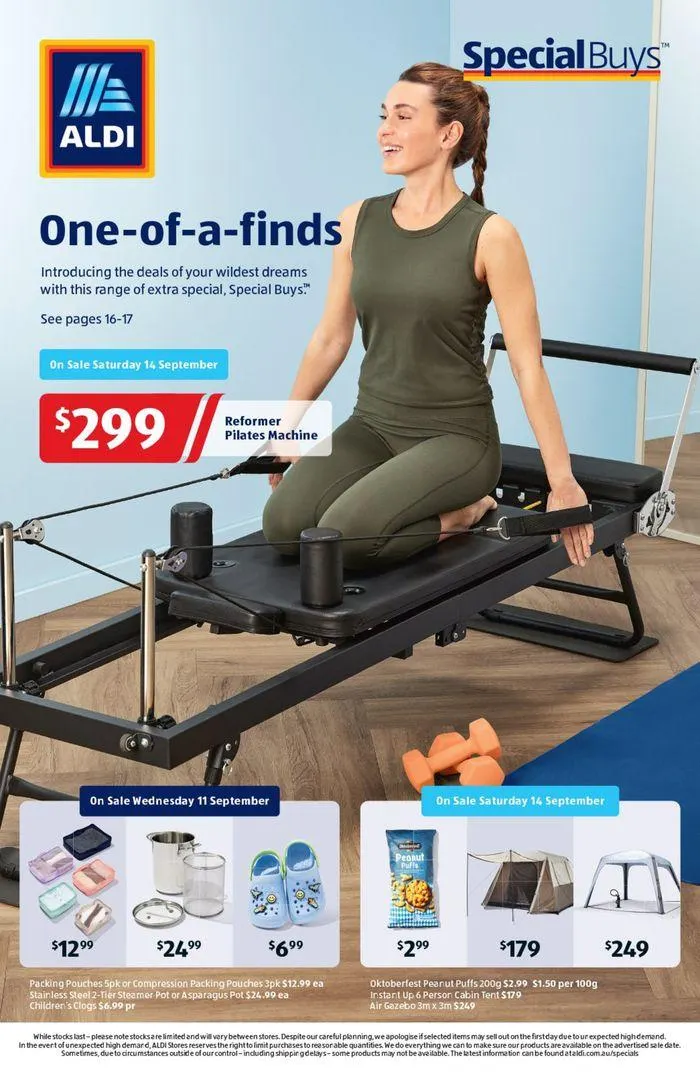 ALDI Special Buys - Catalogue valid from 11 September to 17 September 2024 - page 1