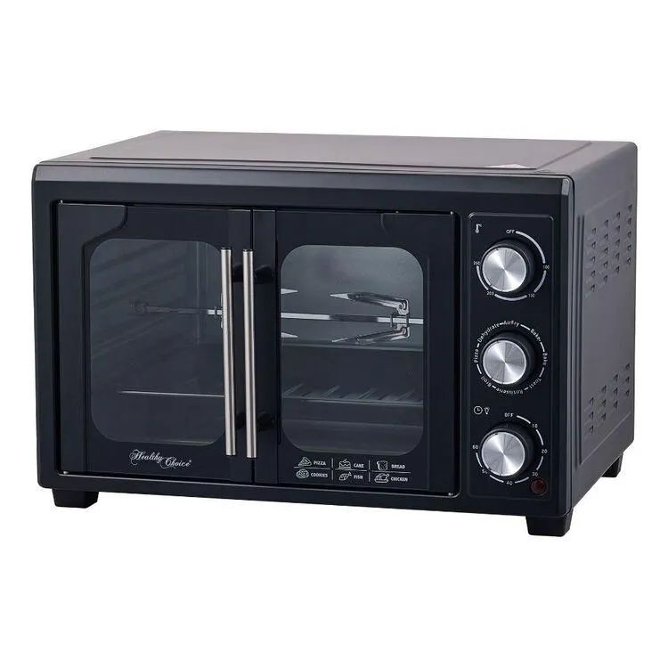 Healthy Choice 30 L French Door Air Fryer Black 30 L