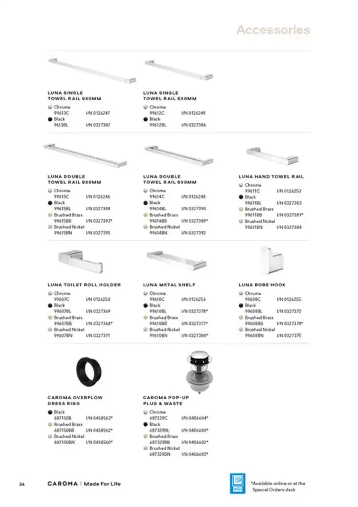 Bathroom Guide - Catalogue valid from 17 October to 15 October 2025 - page 24
