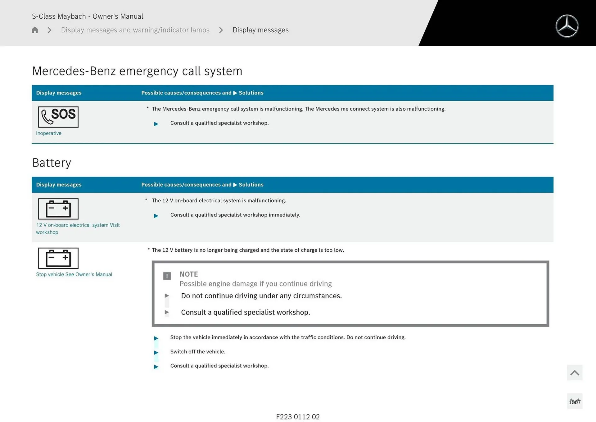 Mercedes-Benz catalogue - Catalogue valid from 1 May to 1 May 2026 - page 1007
