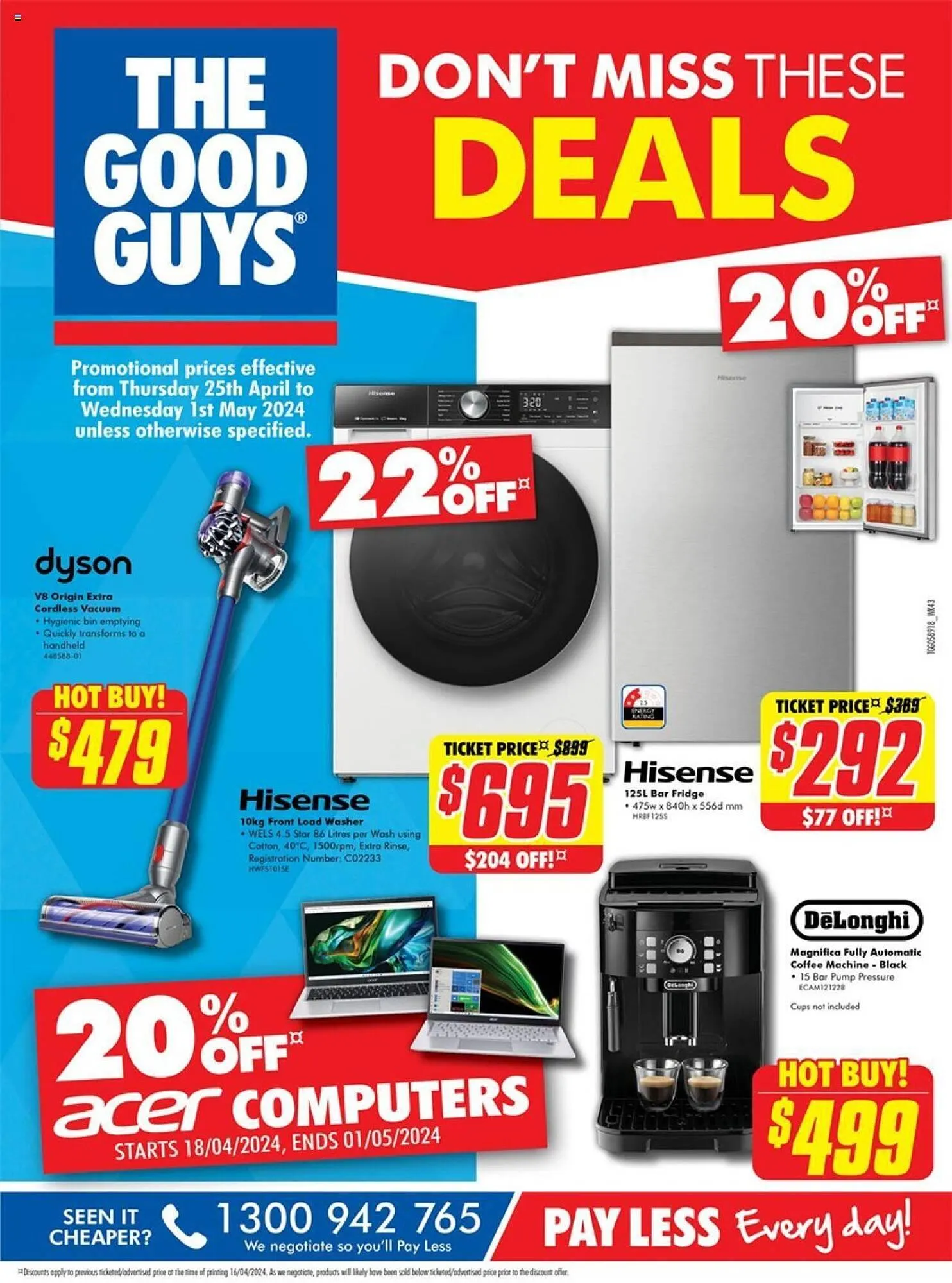 The Good Guys catalogue - Catalogue valid from 24 April to 1 May 2024 - page 1