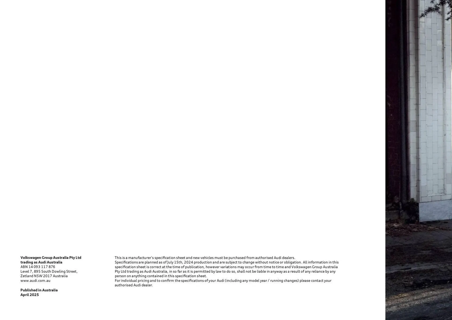 Audi catalogue - Catalogue valid from 17 December to 17 December 2026 - page 8