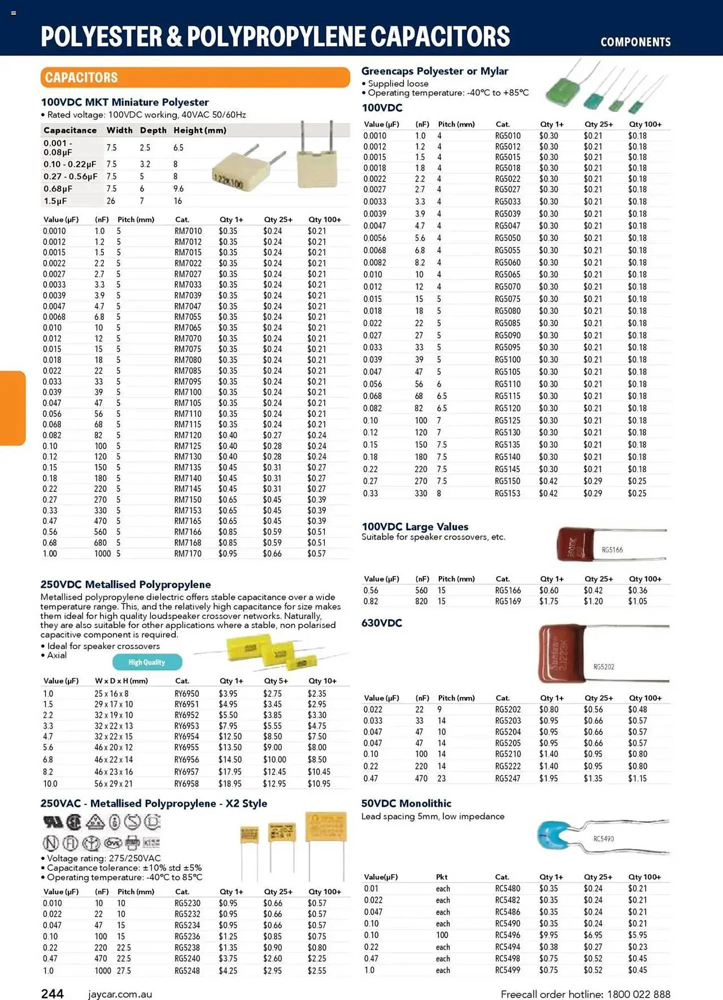Jaycar Electronics catalogue - Catalogue valid from 8 July to 9 July 2026 - page 244
