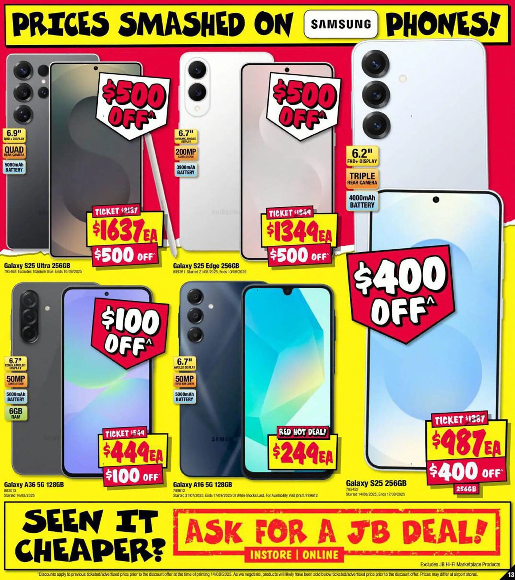 JB Hi-Fi catalogue - Catalogue valid from 28 August to 7 September 2025 - page 13