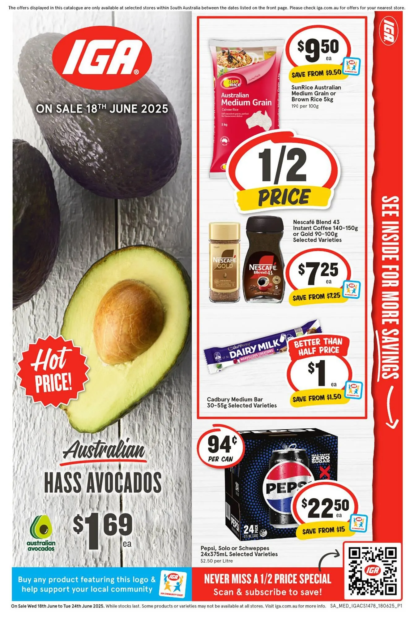 IGA catalogue - Catalogue valid from 18 June to 24 June 2025 - page 1