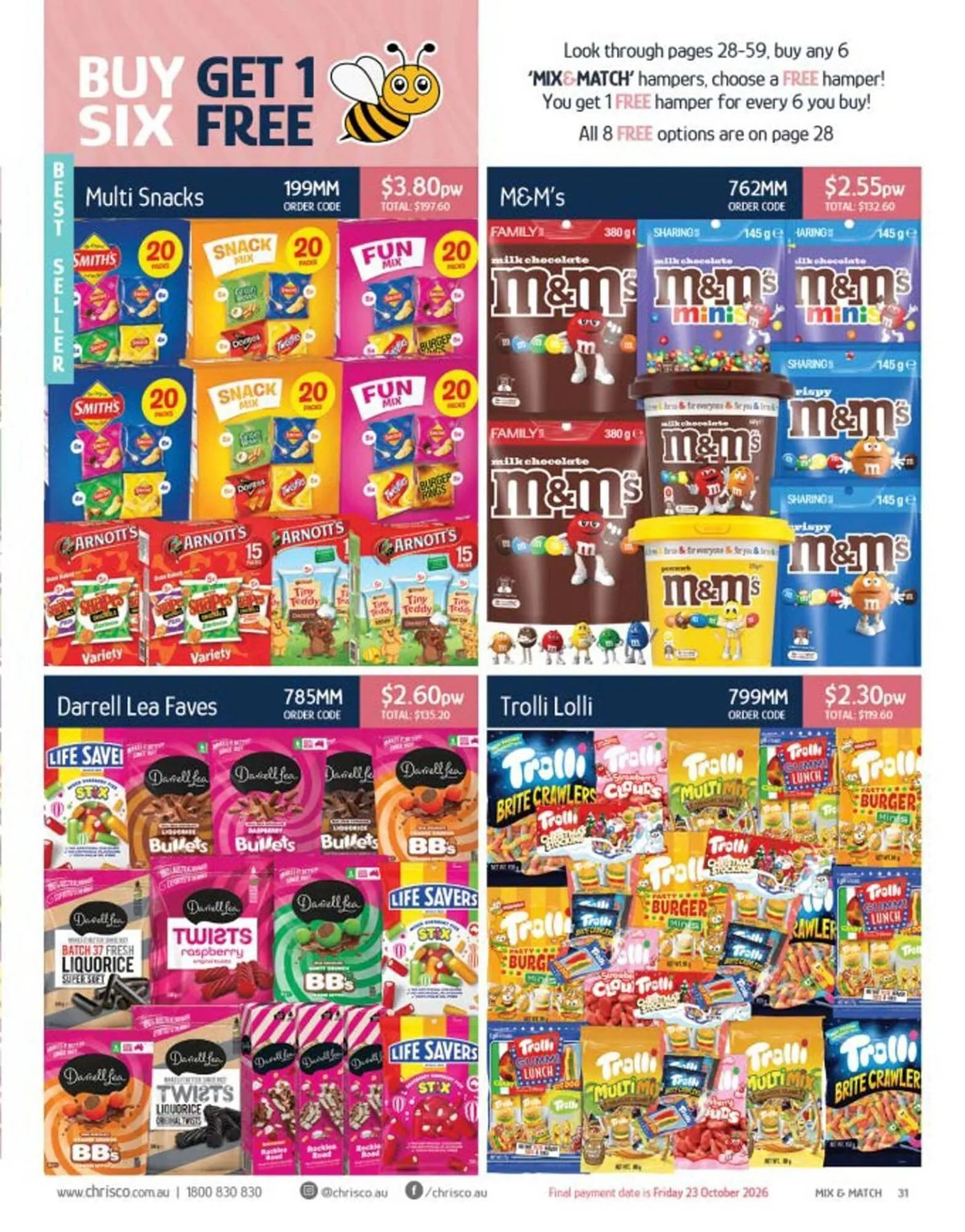 Chrisco Hampers catalogue - Catalogue valid from 19 September to 31 December 2026 - page 31
