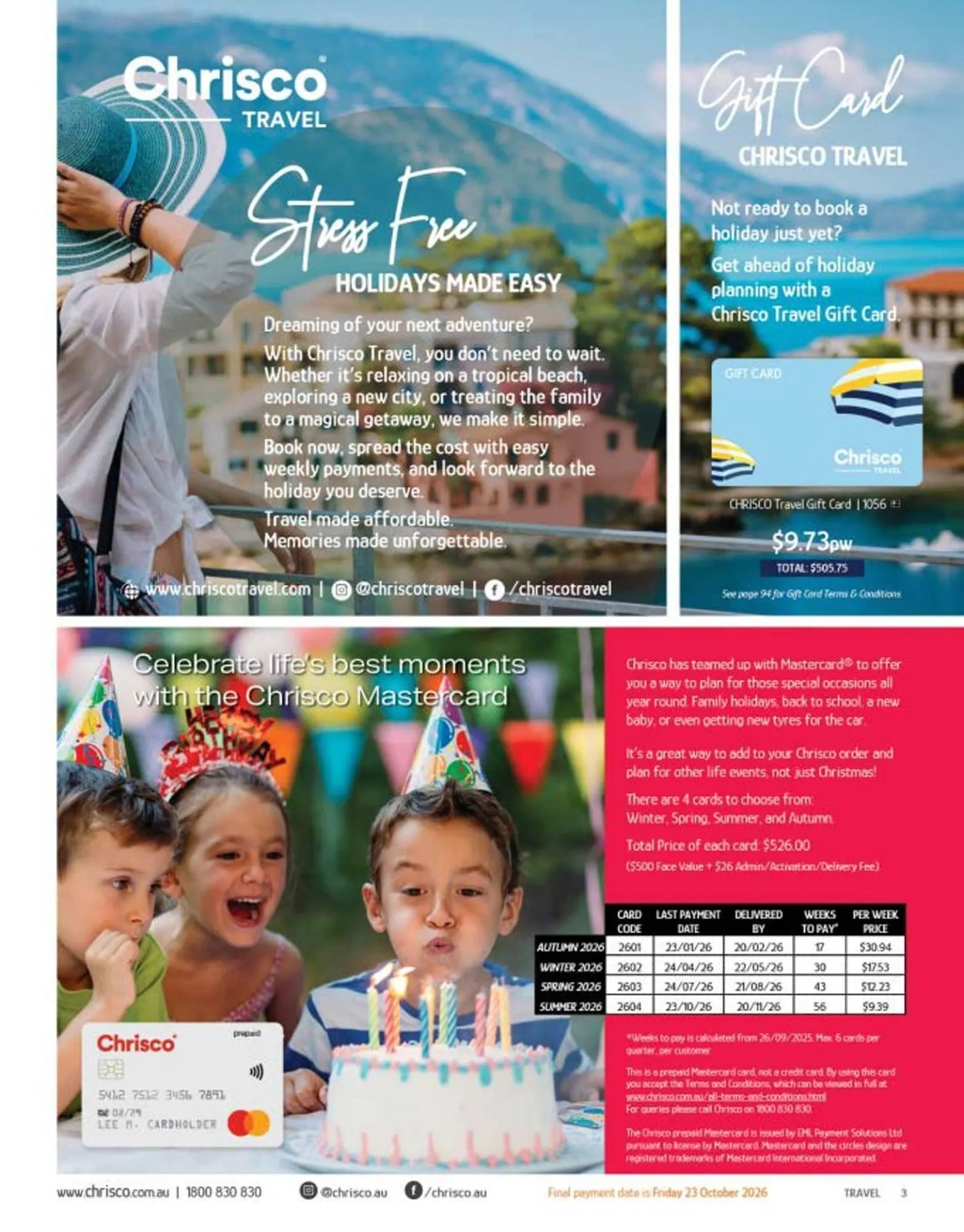 Chrisco Hampers catalogue - Catalogue valid from 19 September to 31 December 2026 - page 3