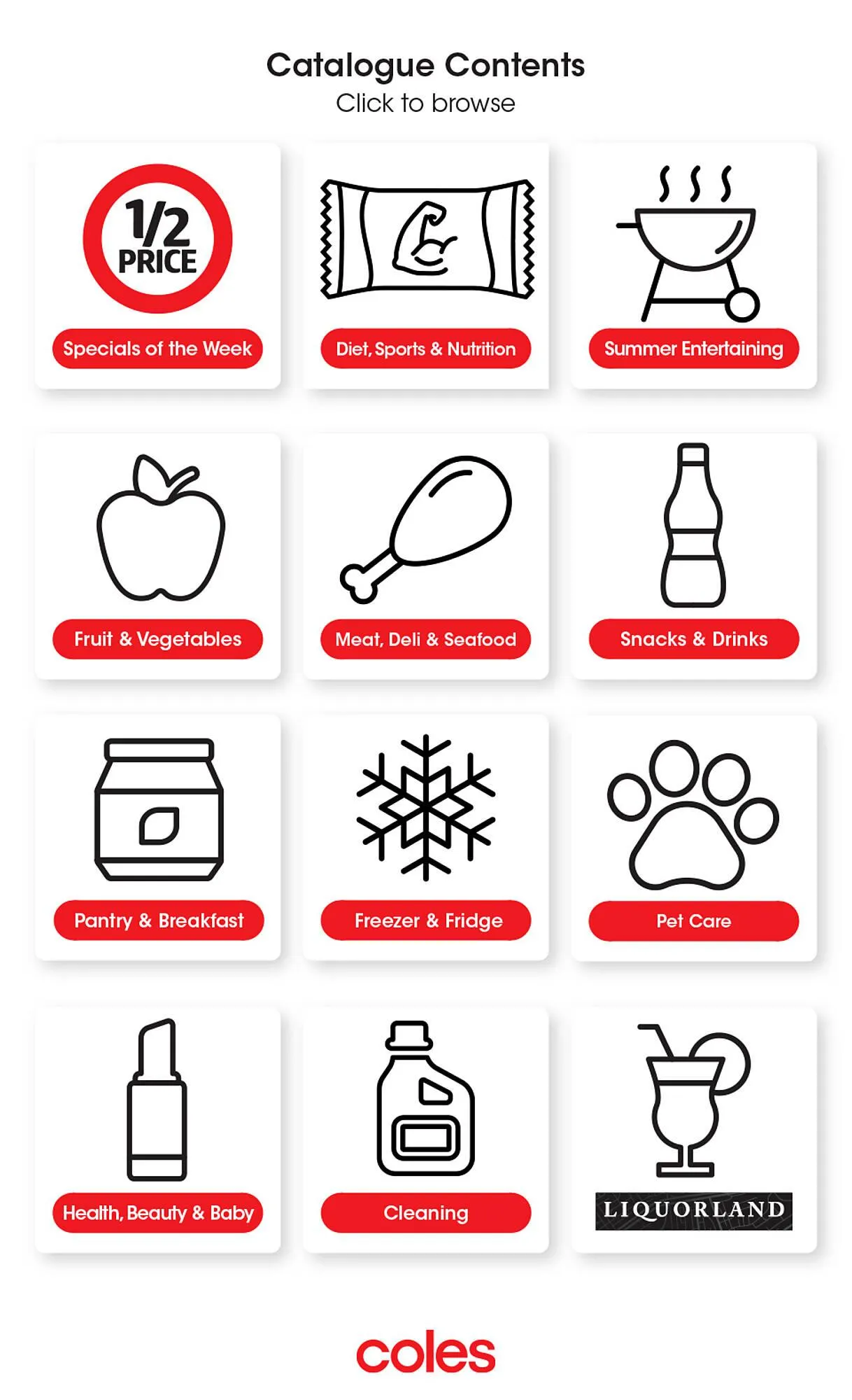 Coles catalogue - Catalogue valid from 8 January to 14 January 2025 - page 1