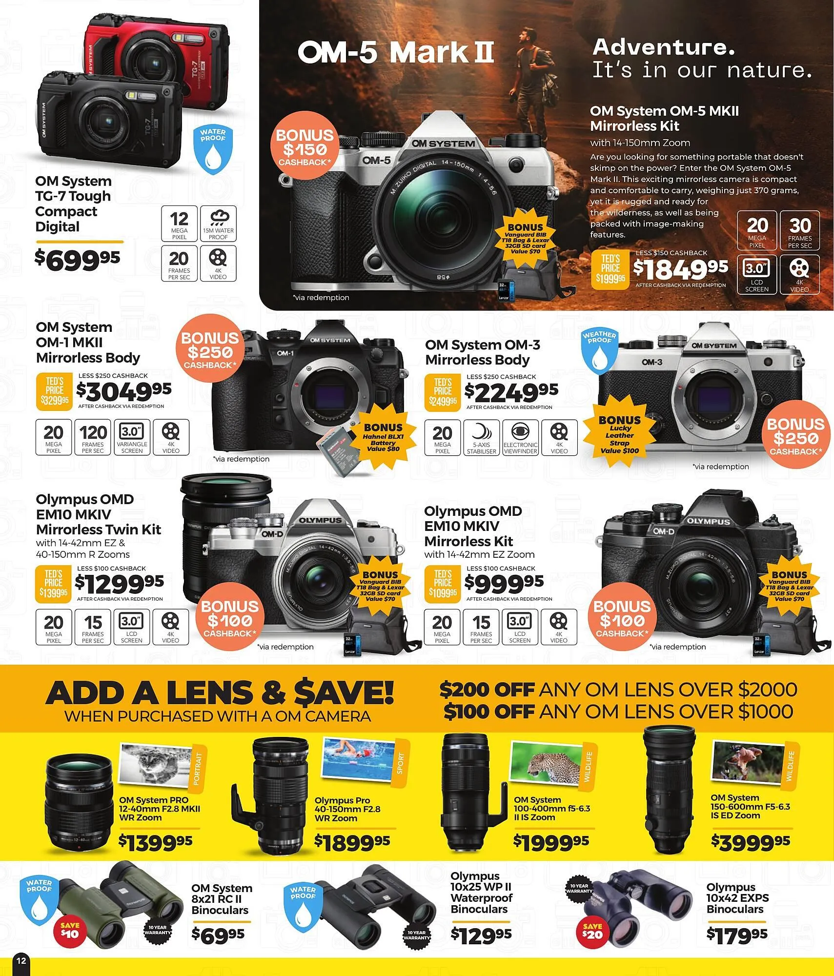 Teds Cameras catalogue - Catalogue valid from 6 April to 4 May 2026 - page 12