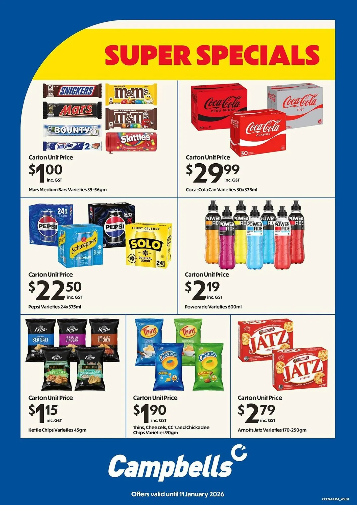 Campbells Wholesale catalogue - Catalogue valid from 31 December to 11 January 2026 - page 1