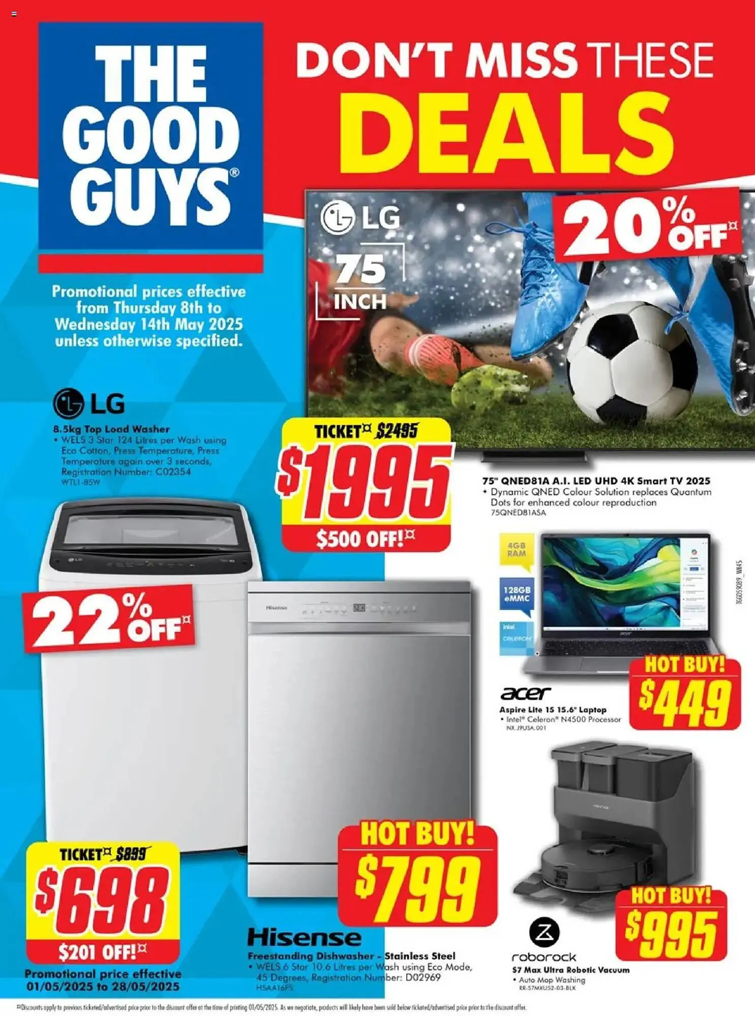 The Good Guys catalogue - Catalogue valid from 7 May to 14 May 2025 - page 1