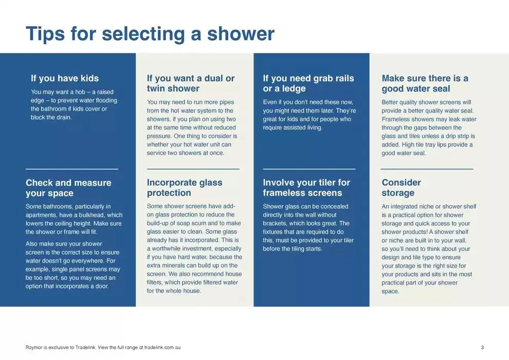 Raymor Brochure Showers 2025 - Catalogue valid from 24 December to 31 January 2025 - page 3