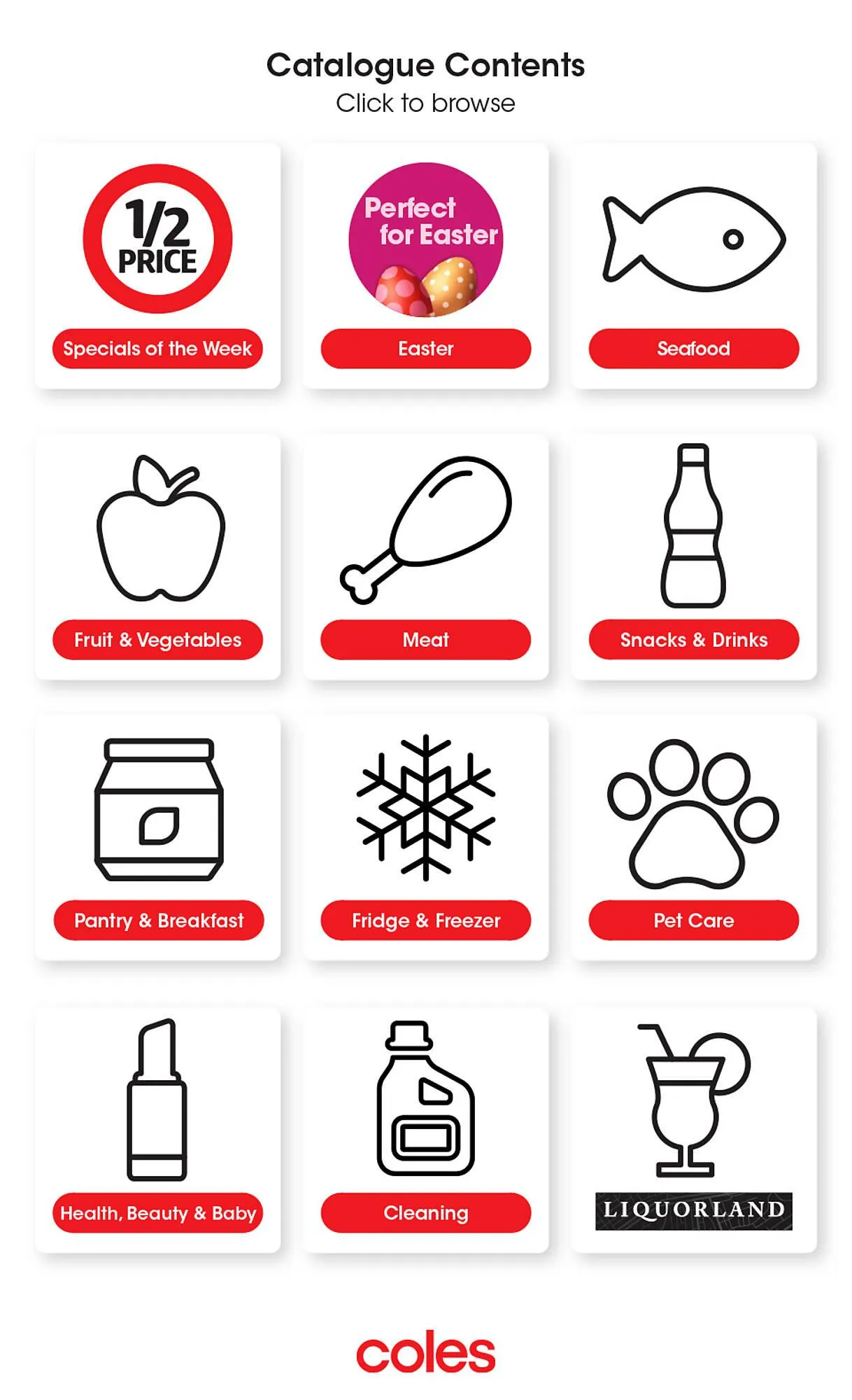 Coles catalogue - 1