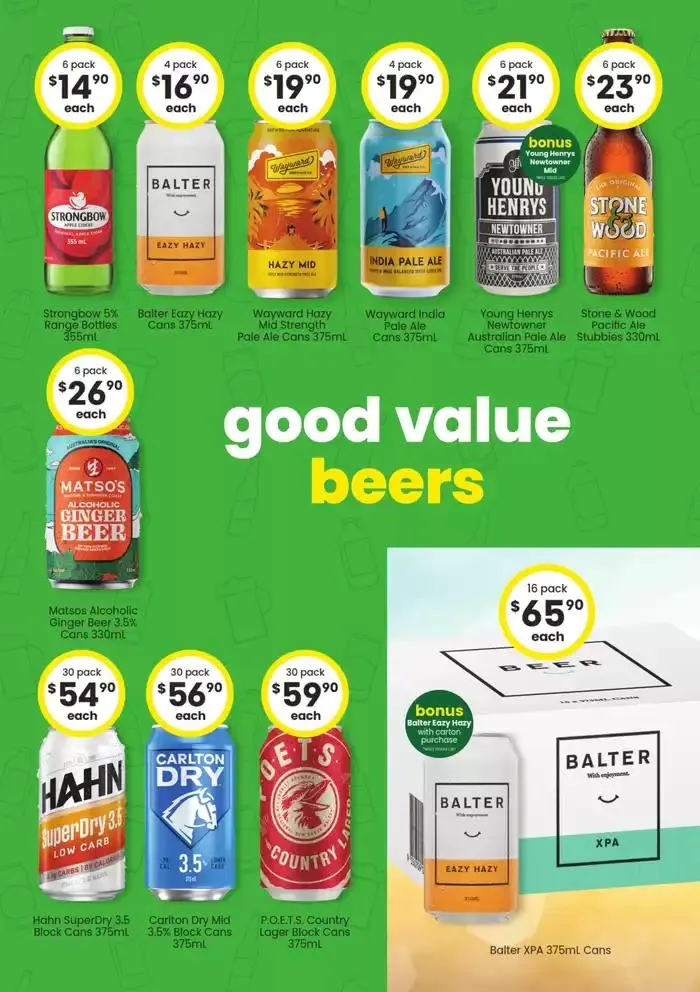Good Value Booze, For Long Weekends. QLD 07/04 - Catalogue valid from 7 April to 20 April 2025 - page 7