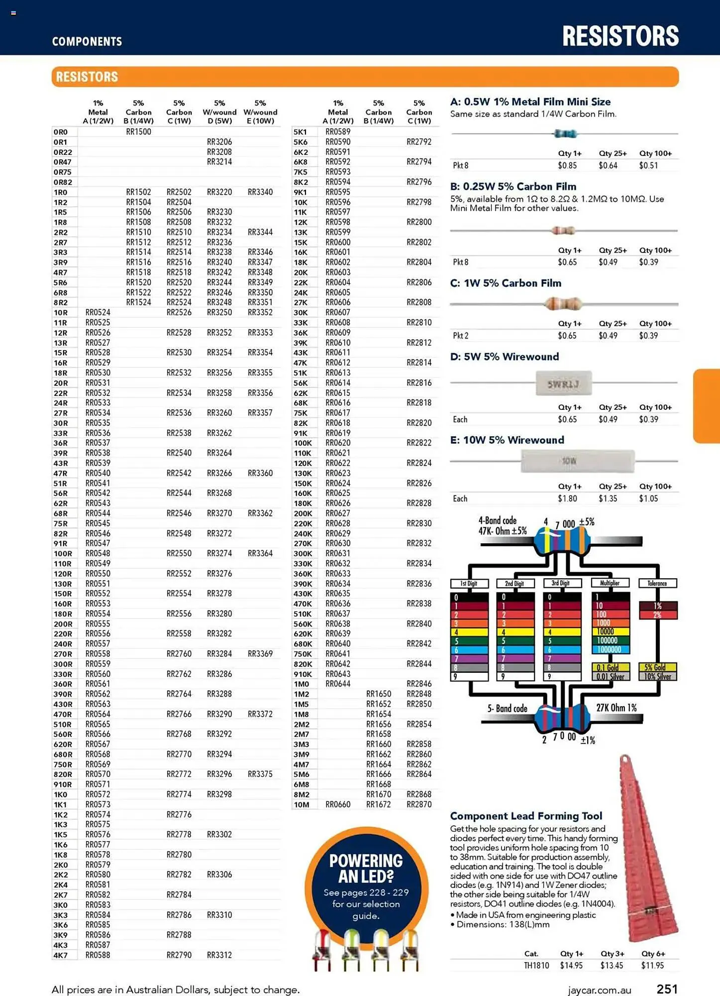 Jaycar Electronics catalogue - Catalogue valid from 8 July to 9 July 2026 - page 251