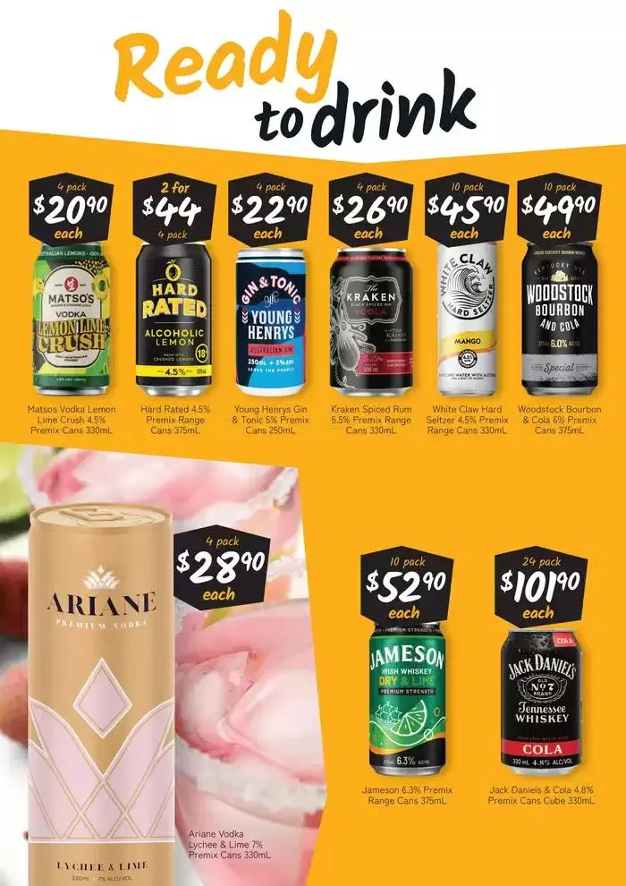 Date Night, Good Shout! - QLD 10/02 - Catalogue valid from 10 February to 23 February 2025 - page 6