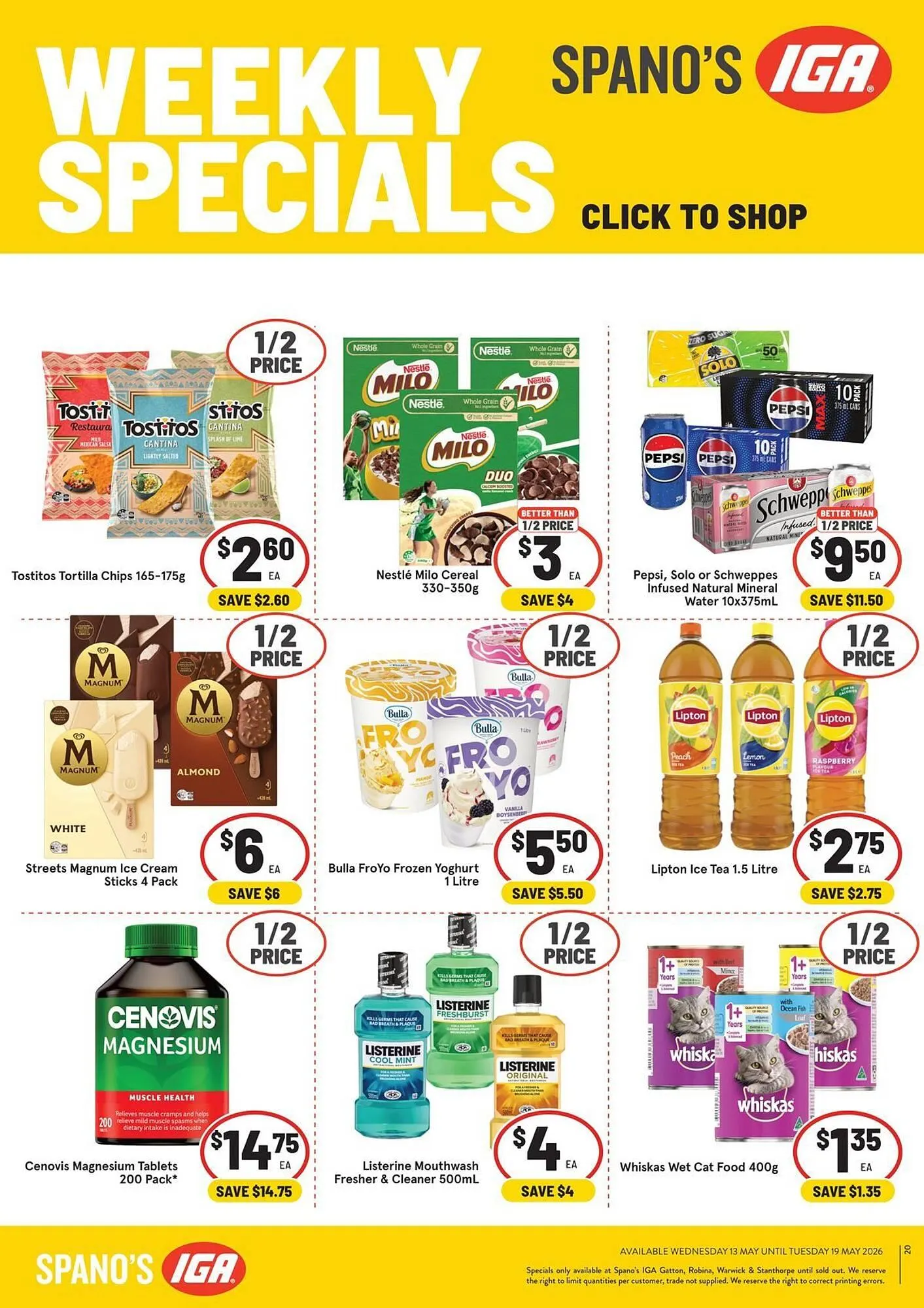 IGA catalogue - 1
