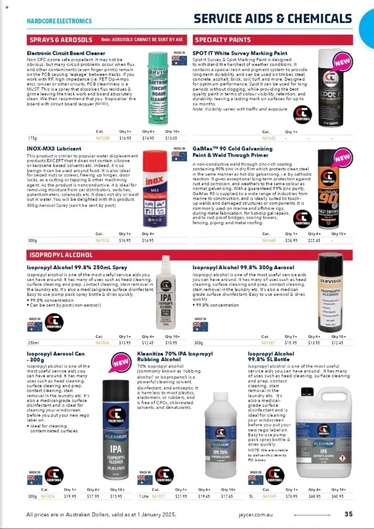 Jaycar Celebrating 40 Years in Electronics - Catalogue valid from 1 January to 29 August 2025 - page 31