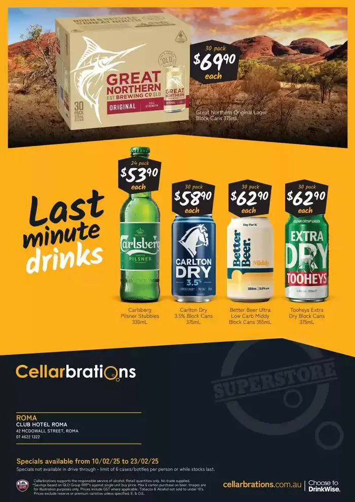 Date Night, Good Shout! - QLD 10/02 - Catalogue valid from 10 February to 23 February 2025 - page 8