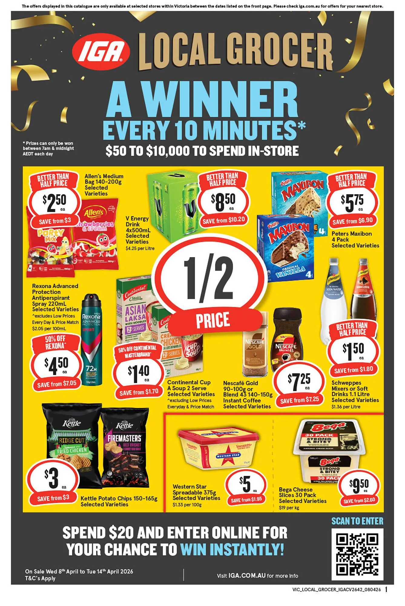 IGA catalogue - Catalogue valid from 8 April to 14 April 2026 - page 1