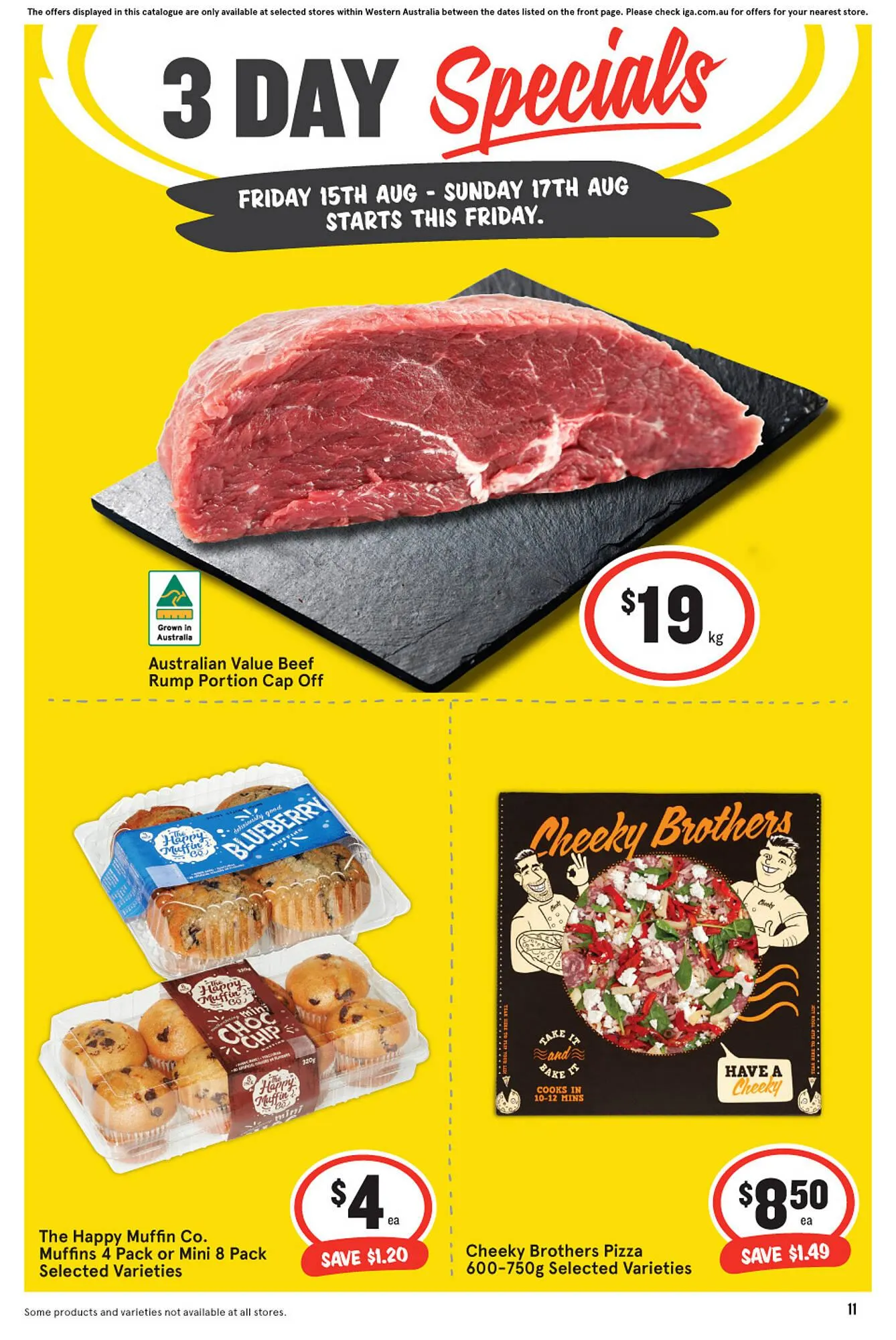 IGA catalogue - Catalogue valid from 15 August to 17 August 2025 - page 1