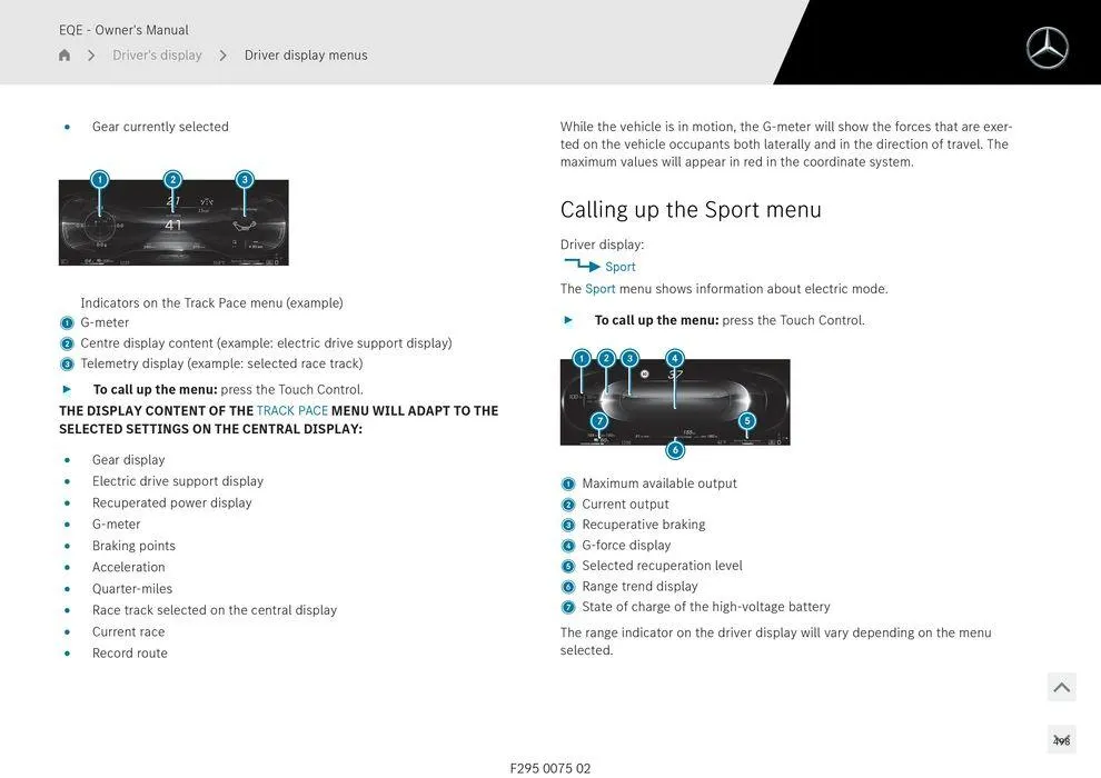 EQE Sedan - Catalogue valid from 11 September to 11 September 2025 - page 498