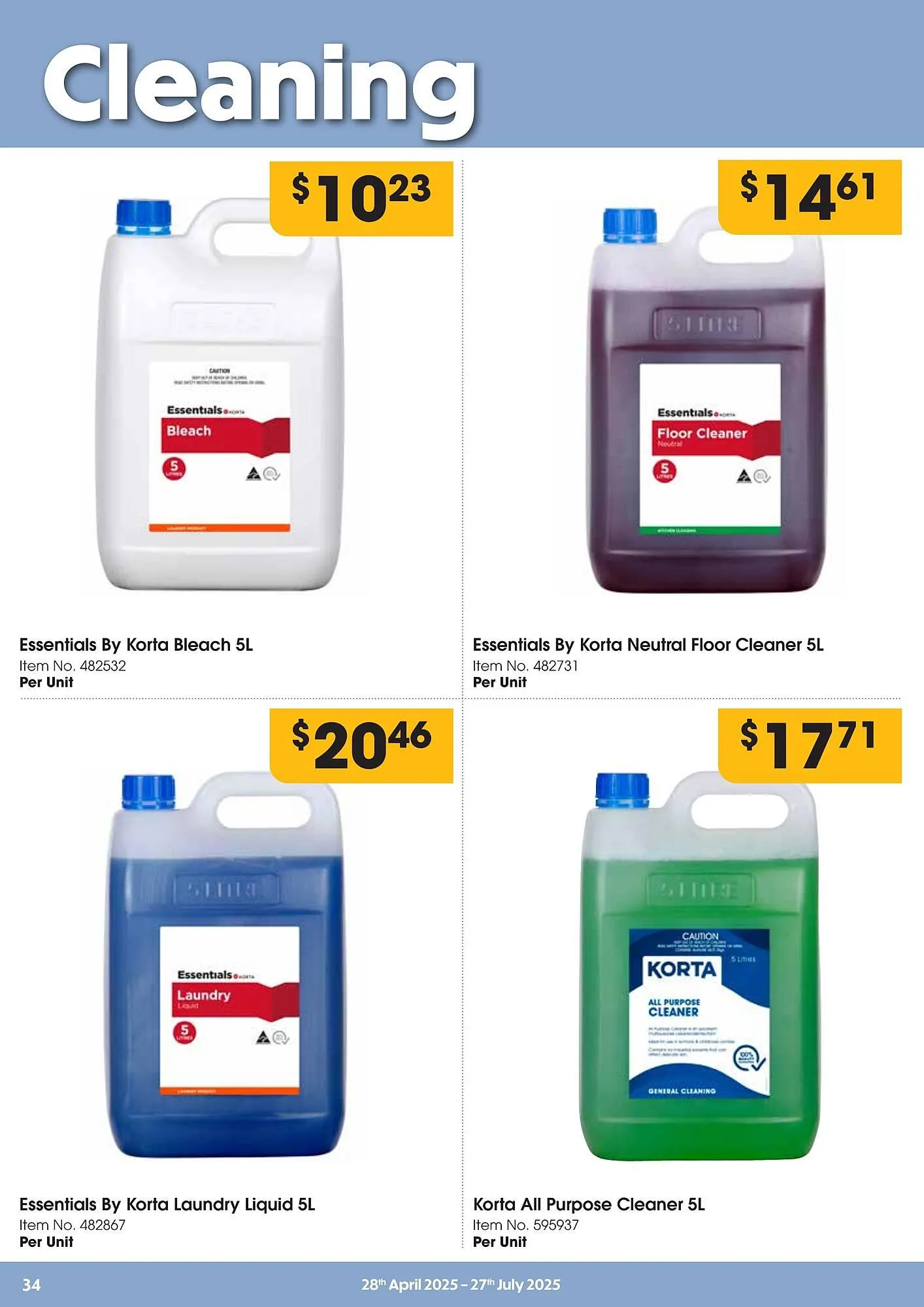 Campbells Wholesale catalogue - Catalogue valid from 28 April to 27 July 2025 - page 34