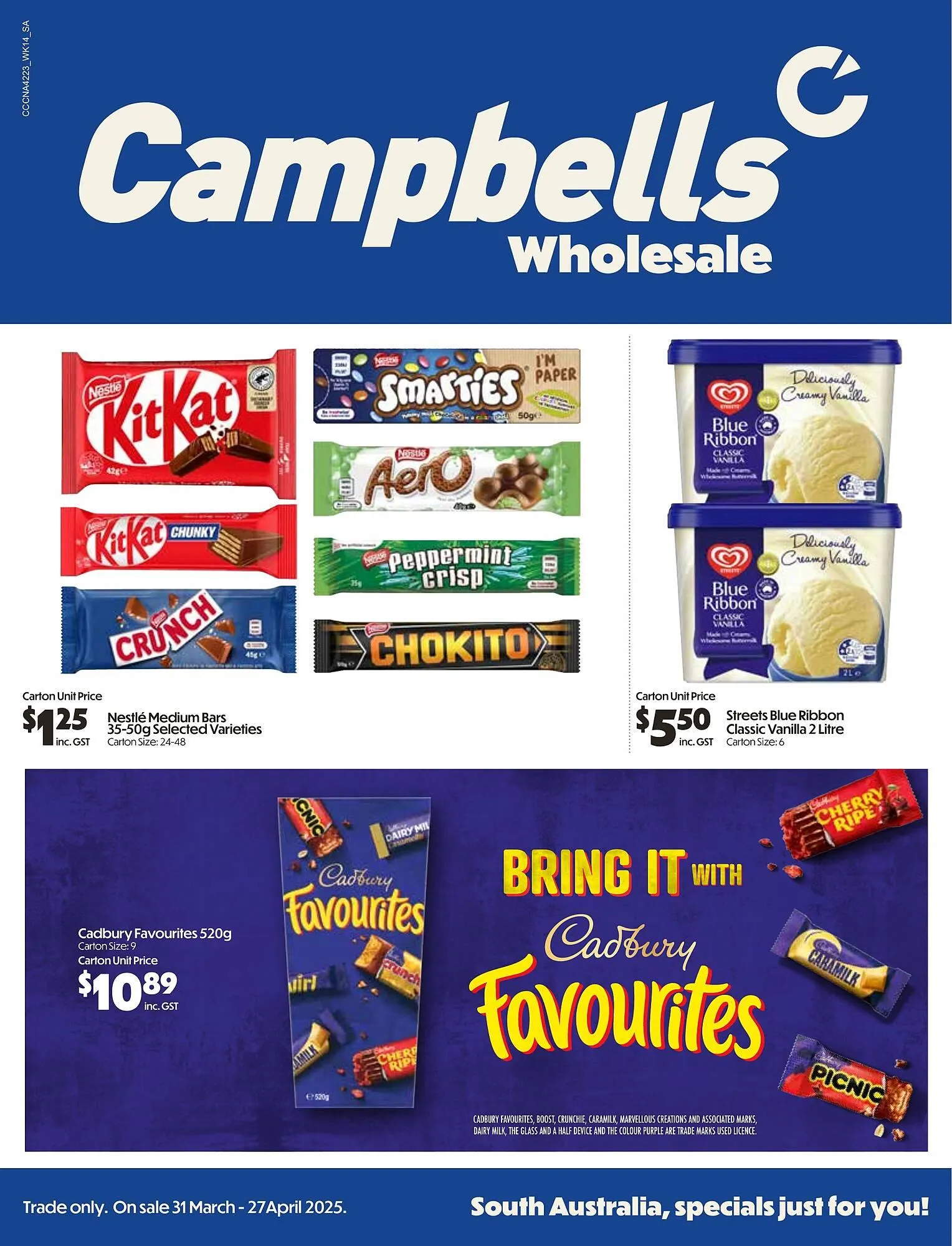 Campbells Wholesale catalogue - 1