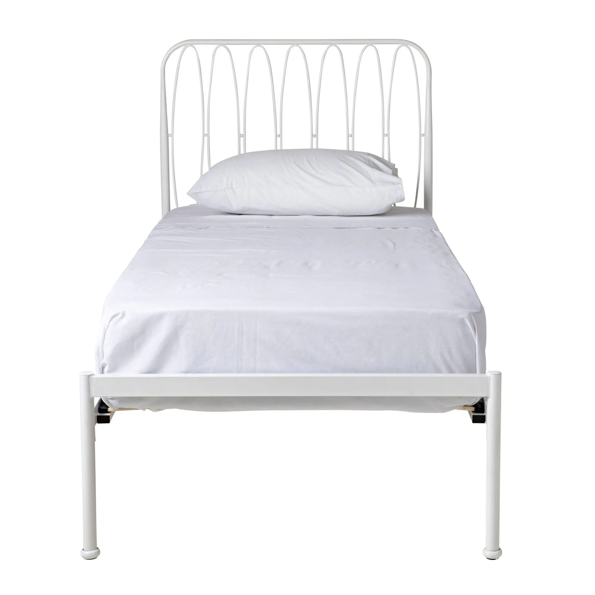 Maya Bed Single White