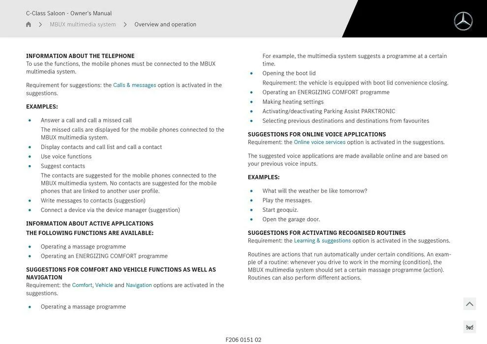 C-Class Sedan - Catalogue valid from 11 September to 11 September 2025 - page 562