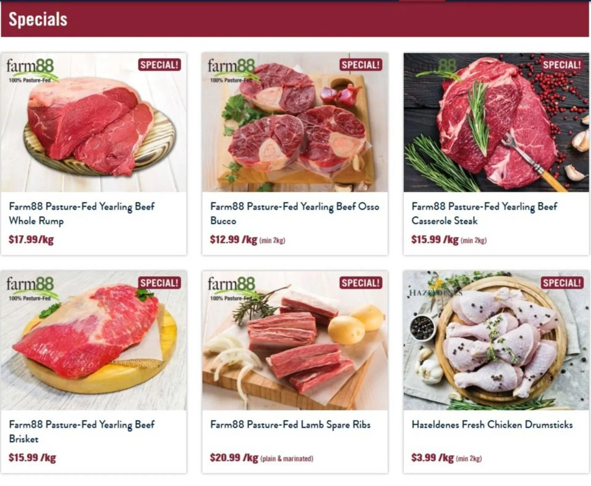 Tasman Butchers catalogue - 1