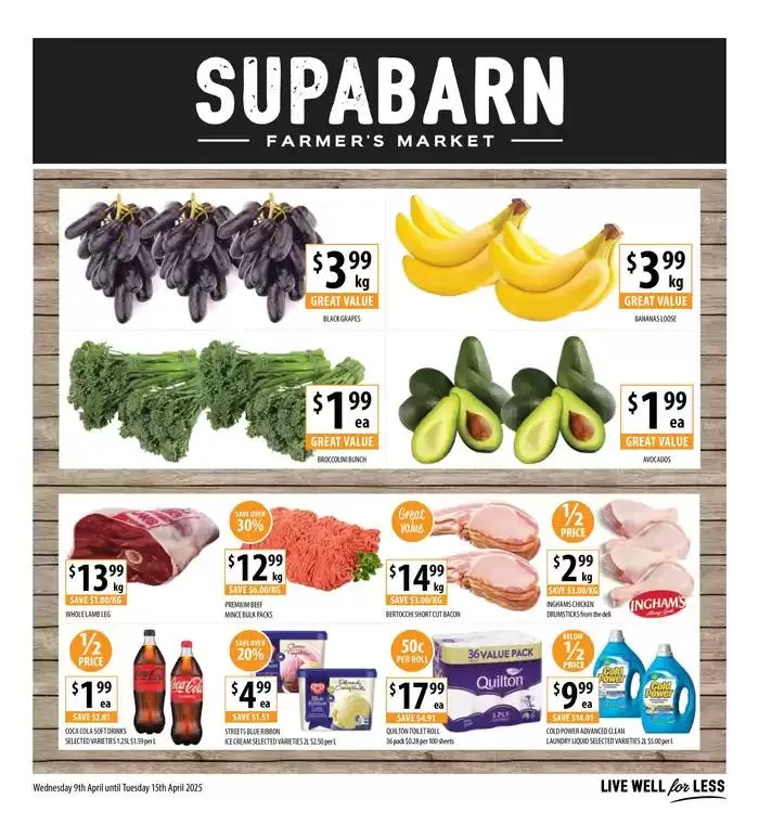 Weekly Specials - 09/04 - Catalogue valid from 9 April to 15 April 2025 - page 1