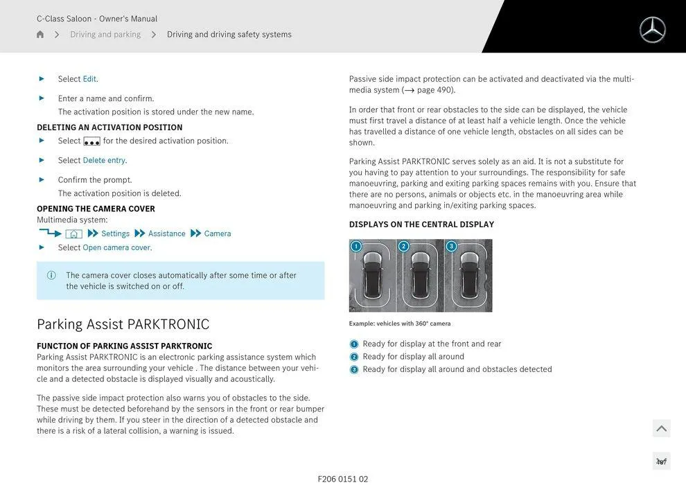C-Class Sedan - Catalogue valid from 11 September to 11 September 2025 - page 487