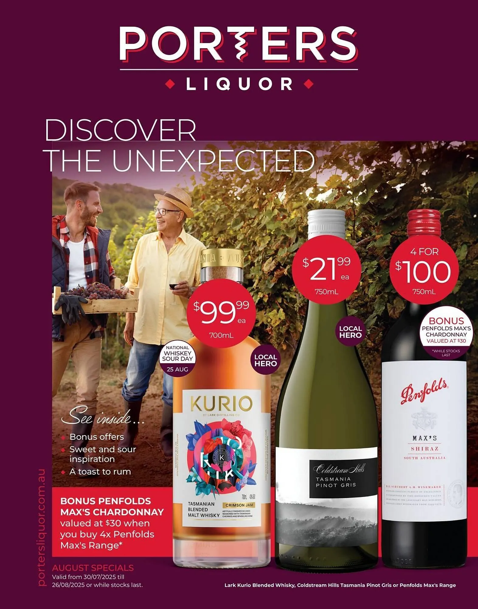 Porters catalogue - Catalogue valid from 30 July to 26 August 2025 - page 1