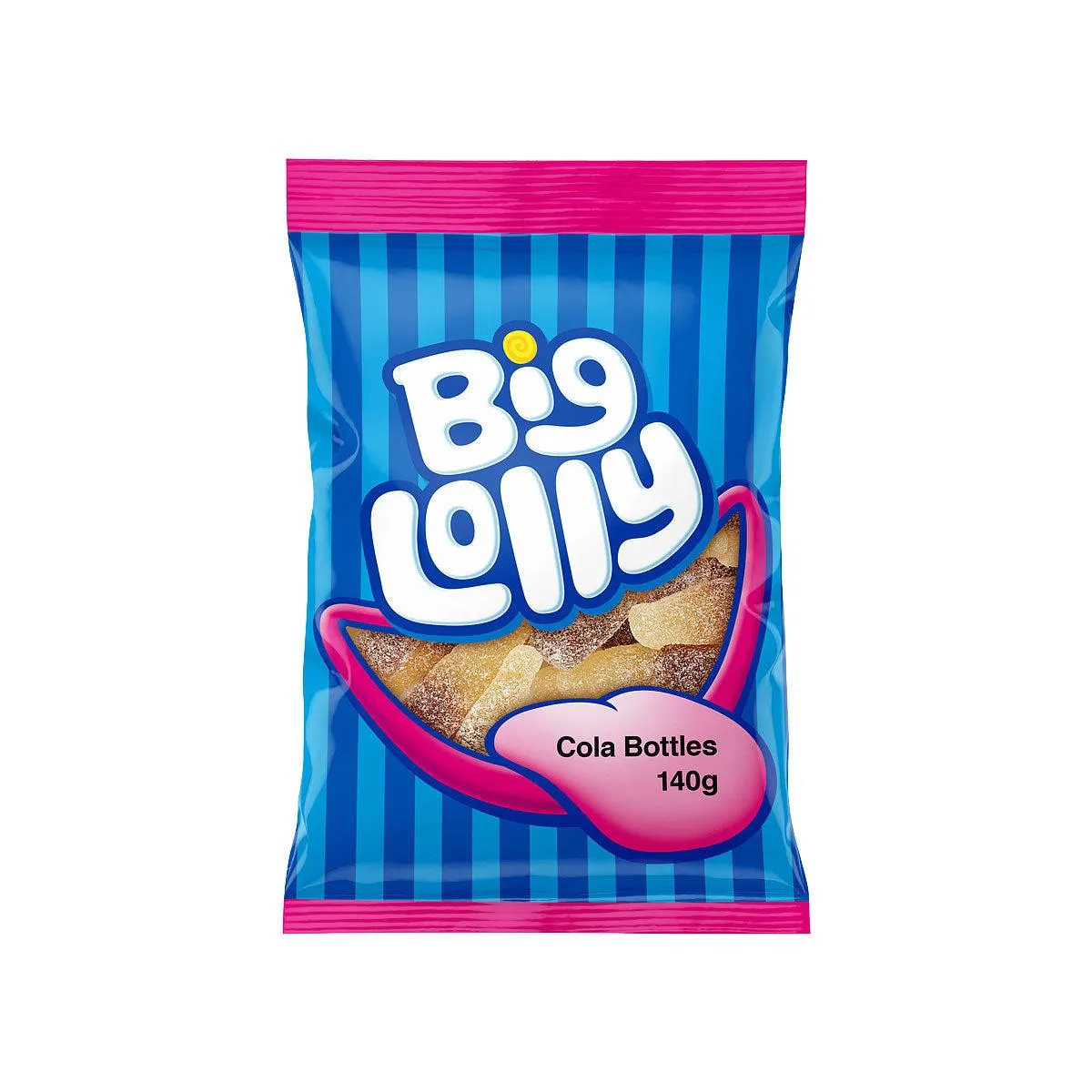 Big Lolly Sour Cola Bottles 140g