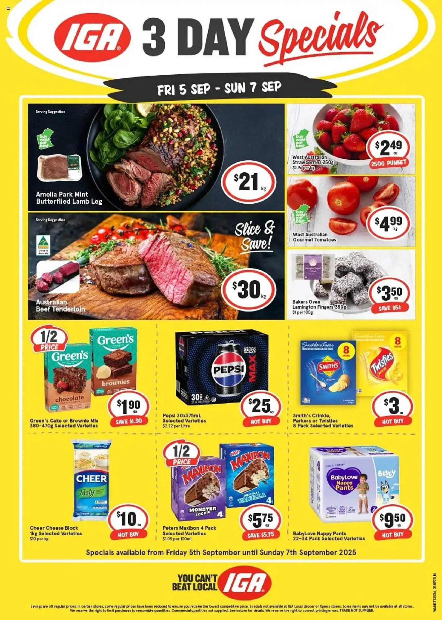 IGA catalogue - Catalogue valid from 4 September to 7 September 2025 - page 1