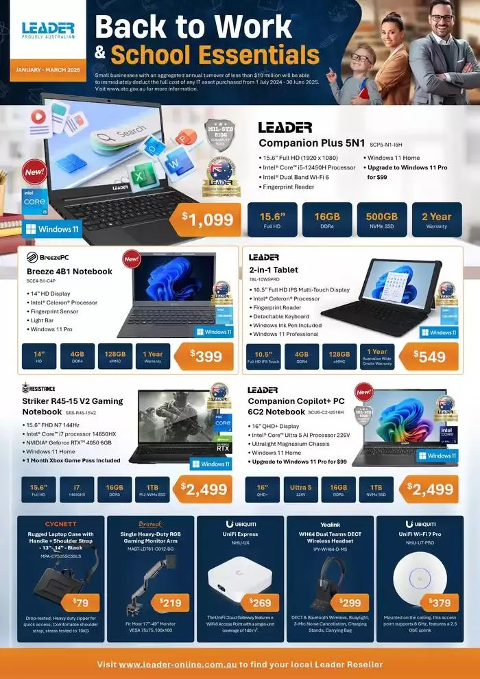 Back To Work & School Essentials - Catalogue valid from 16 January to 31 March 2025 - page 1