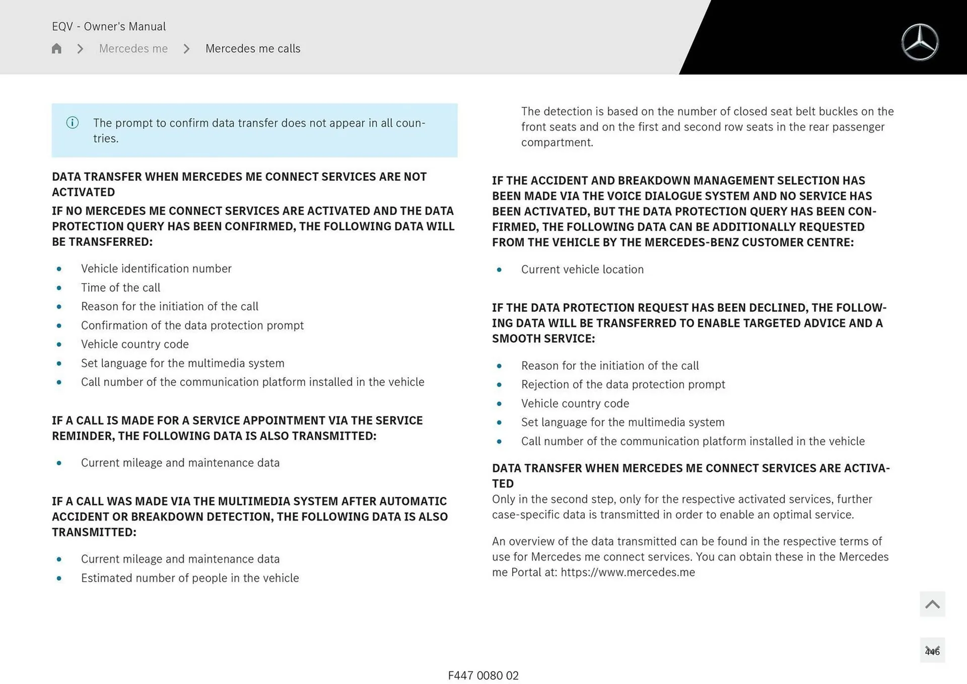Mercedes-Benz catalogue - Catalogue valid from 11 September to 11 September 2025 - page 446